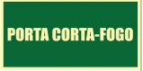 Placa Porta Corta-Fogo Medidas: 12 × 24 / 15 × 30 / 20 × 40 cm