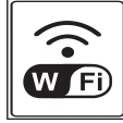 Placa Wi-Fi Medidas: 15 × 20 cm