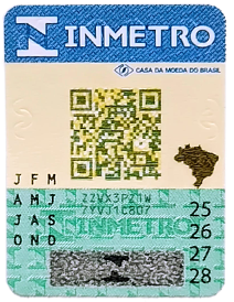 Selo de conformidade Inmetro